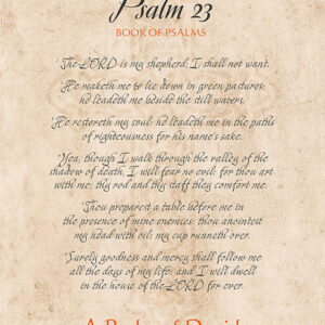 psalm 23 digital download