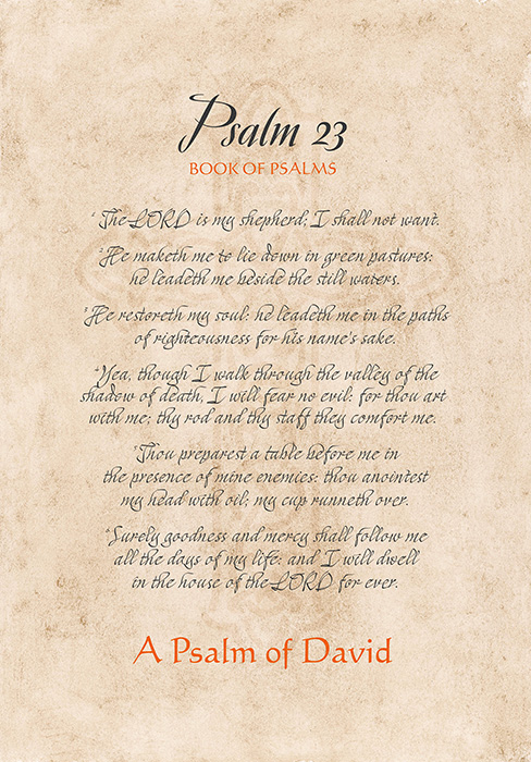PSALM 23 digital download psalm 23 digital download