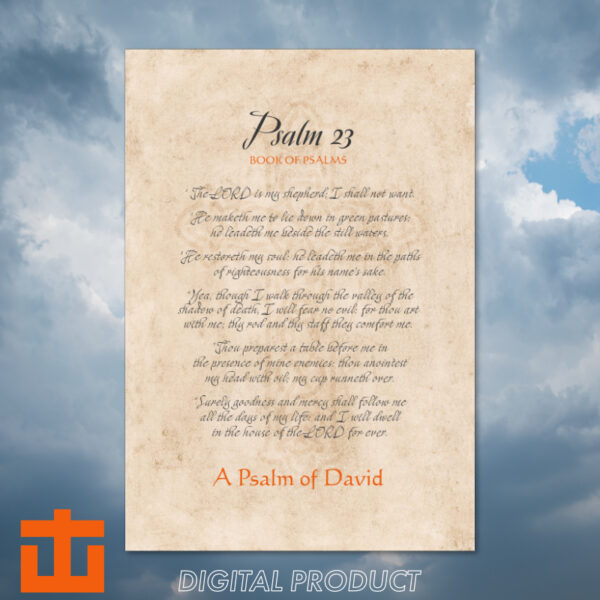 psalm 23 the lord is my shepherd