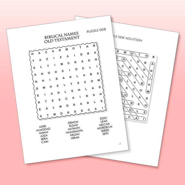 Bible Word Search | All Things Bright & Biblical