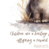 Little Blessings | Rabbit (Psalm 127:3)