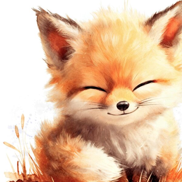 Little Blessings | Baby Fox (Psalm 4:8)