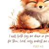 Little Blessings | Baby Fox (Psalm 4:8)