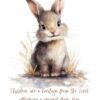 rabbit nursery decor psalm