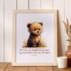 BEAR CUB LITTLE BLESSINGS nursery decor BEAR CUB LITTLE BLESSINGS nursery decor